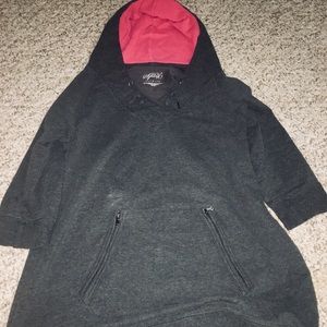 Style and co sport medium sleeve hoodie